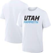 FANATICS Men's Fanatics White Utah Mammoth Wordmark Legacy T-Shirt