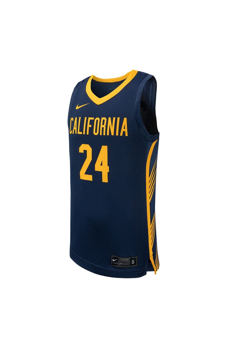 Nike Men's Nike #24 Navy Cal Bears Replica Basketball Jersey, Alternate, color, Navy