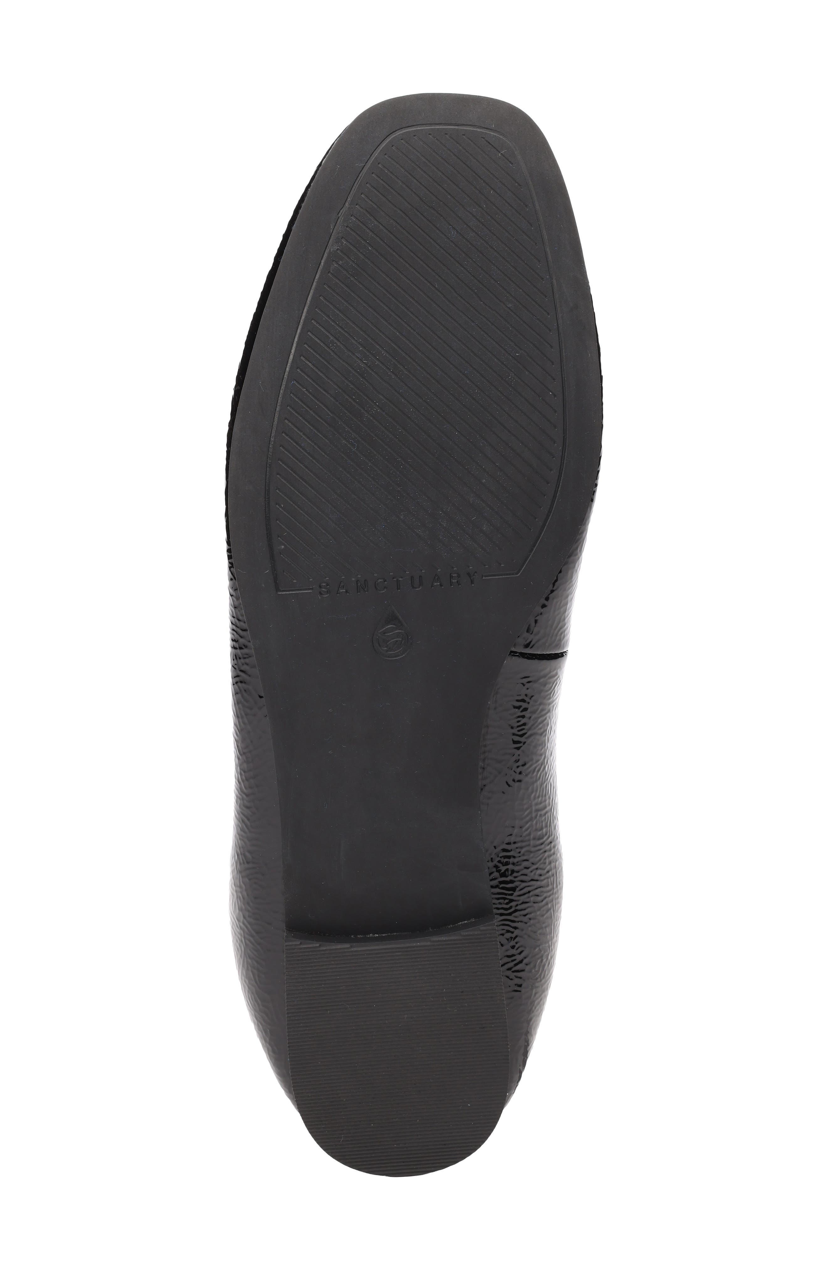 Sanctuary Gigi Ballet Flat, Alternate, color, Black Crinkle Patent