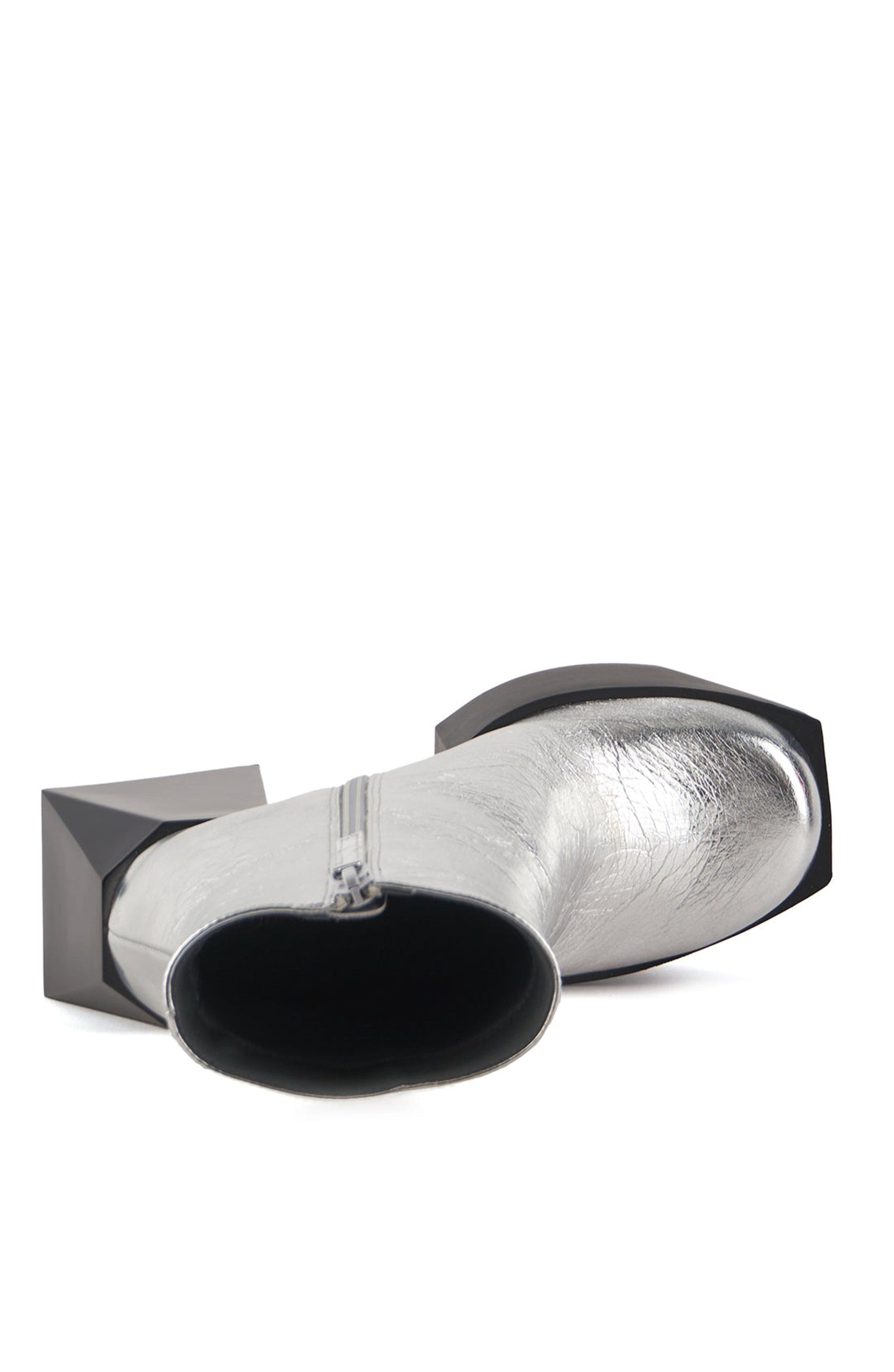 United Nude Stage Boot, Alternate, color, Silver