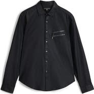 John Varvatos Slim Fit Button-Up Shirt Jacket