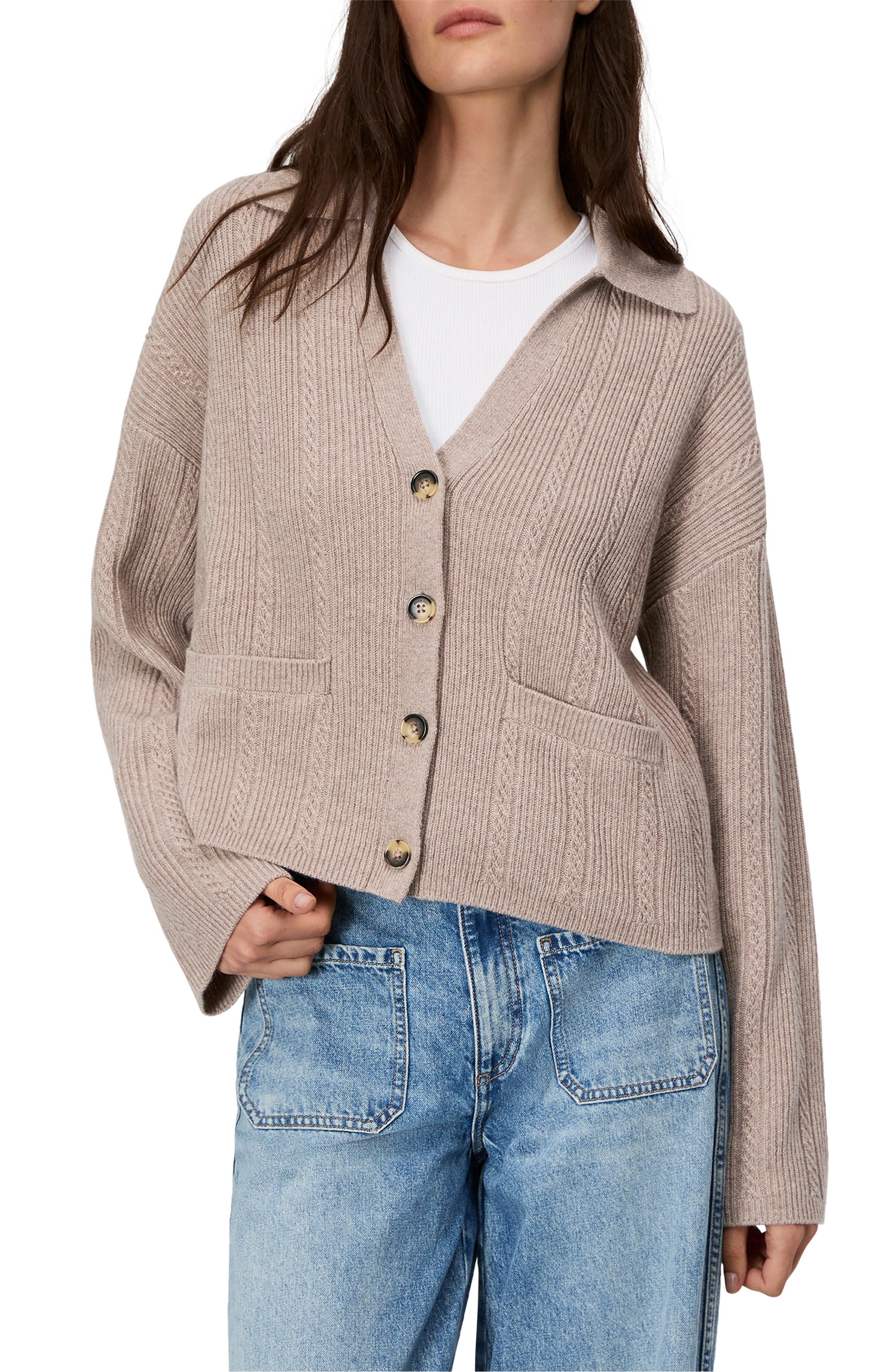 rag & bone Maud Boxy Cashmere Cardigan