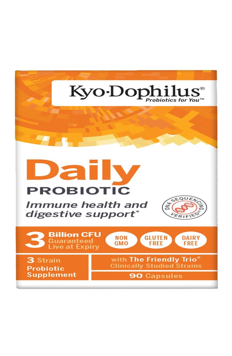 Kyolic Kyo-Dophilus Daily Probiotic, Immune health & digestive support, 90 Caps, Alternate, color,