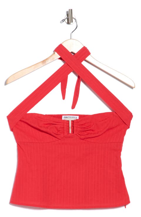 Isabetta Cotton Halter Top