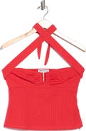 Princess Polly Isabetta Cotton Halter Top