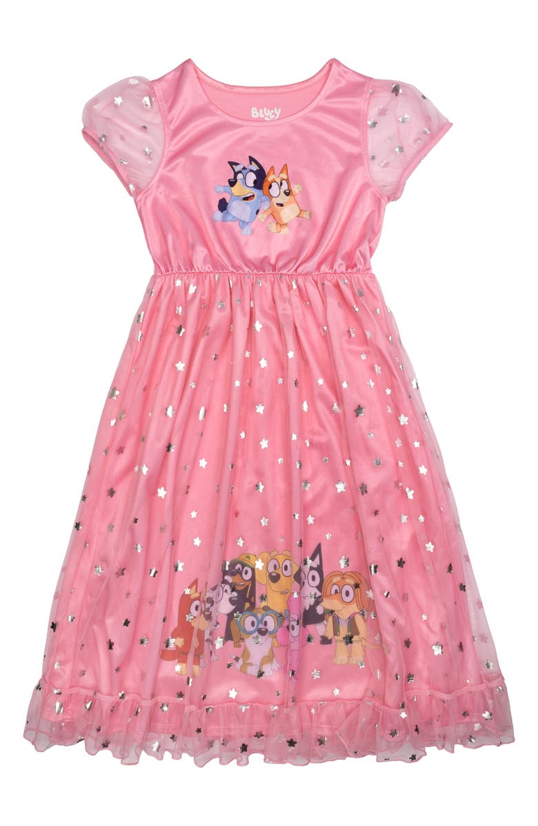 AME Kids' Bluey Fantasy Night Gown, Main, color, 
