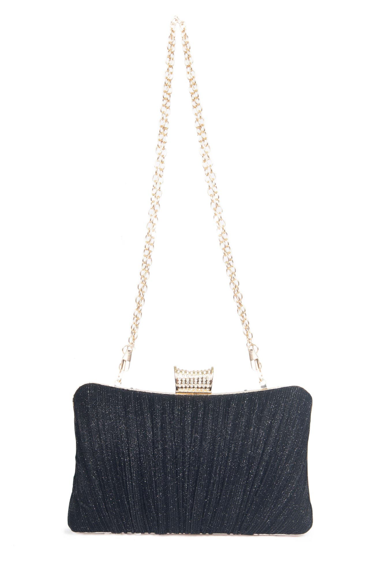 Lauren Lorraine Classy Clutch, Main, color, Black