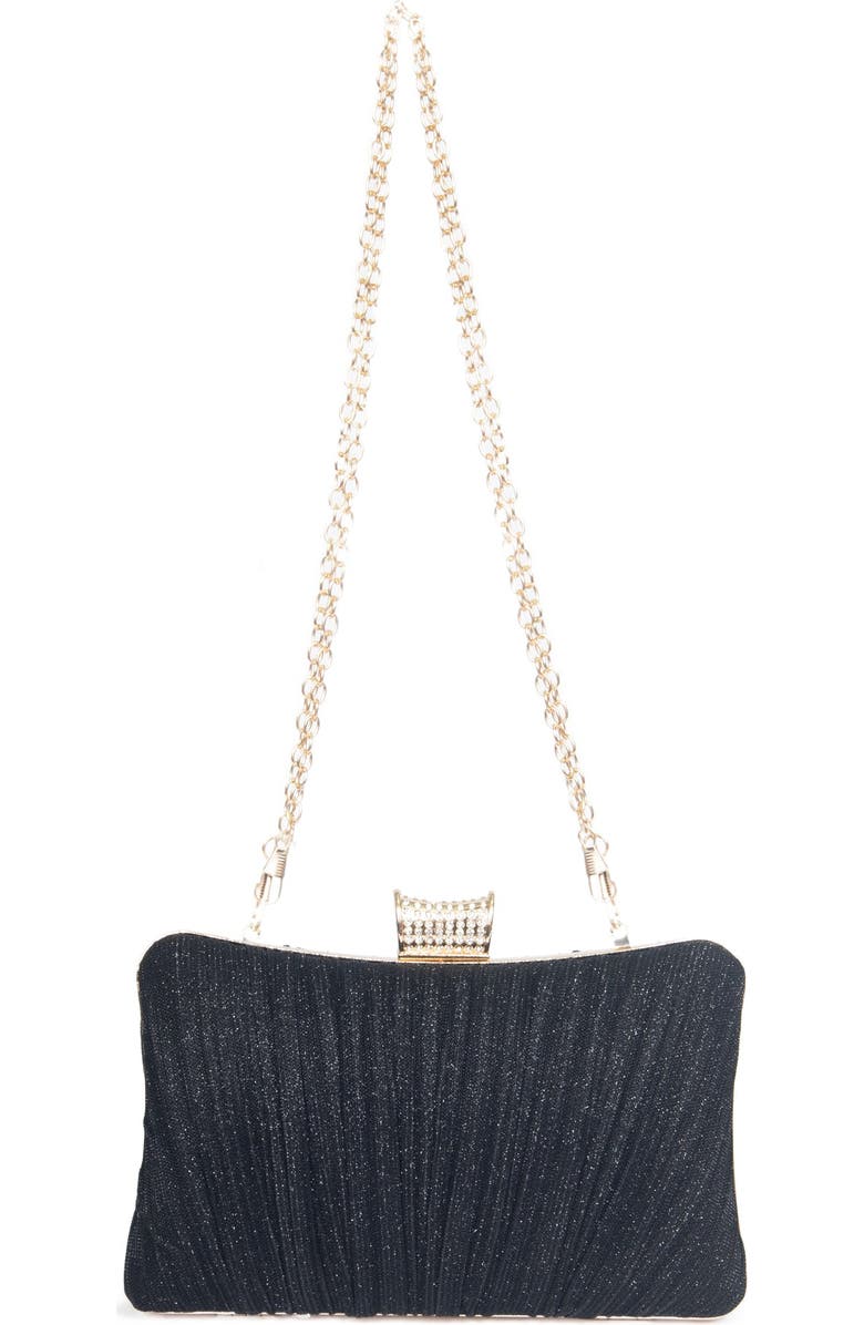 Lauren Lorraine Classy Clutch, Main, color, Black