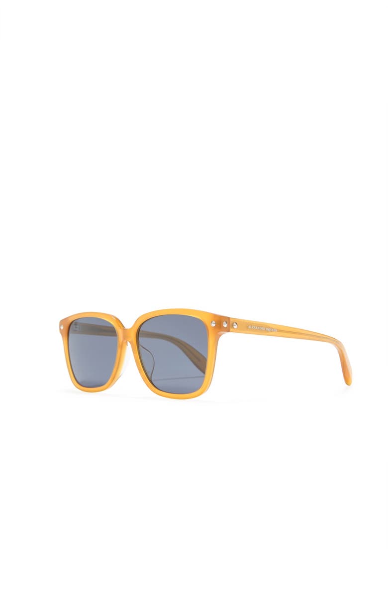 McQueen 54mm Square Sunglasses, Alternate, color, 