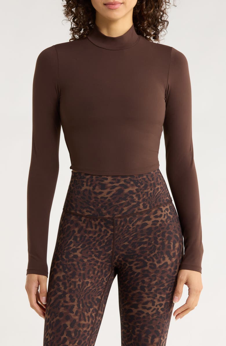 MPG Cloud Open Back Crop Top, Main, color, Java