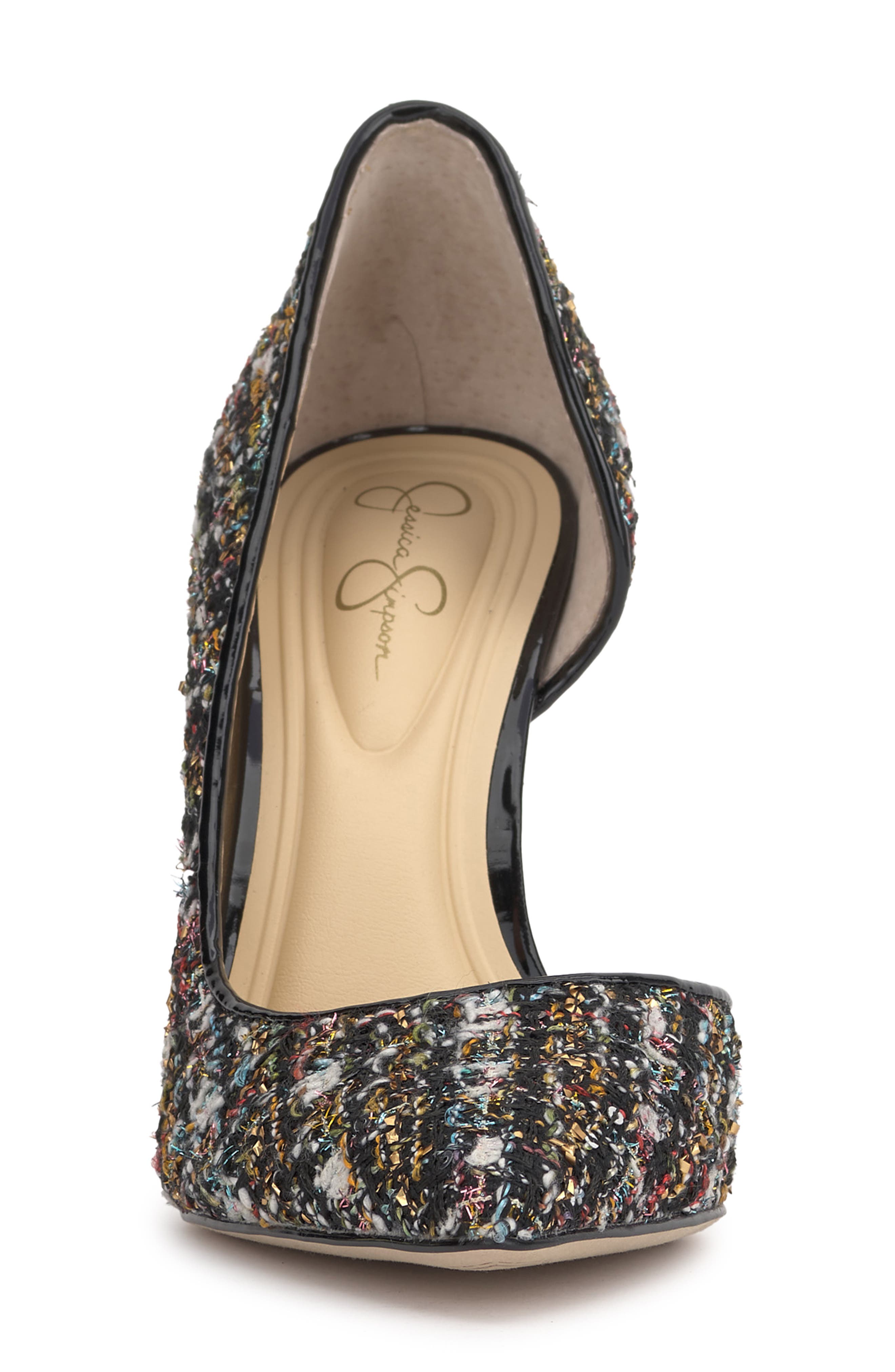 Jessica Simpson Prizma Half d'Orsay Pointed Toe Pump, Alternate, color, 