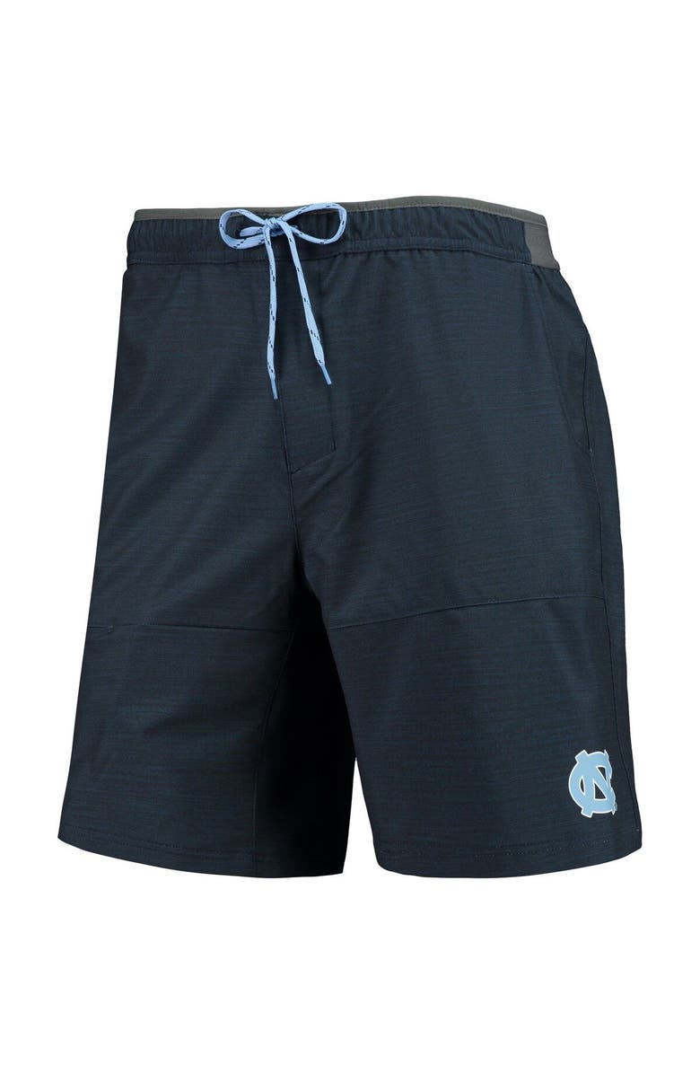 Columbia Men's Columbia Heathered Navy North Carolina Tar Heels Twisted Creek Omni-Shield Shorts, Alternate, color, 