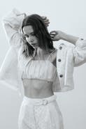 H&M Broderie Anglaise Cotton Jacket