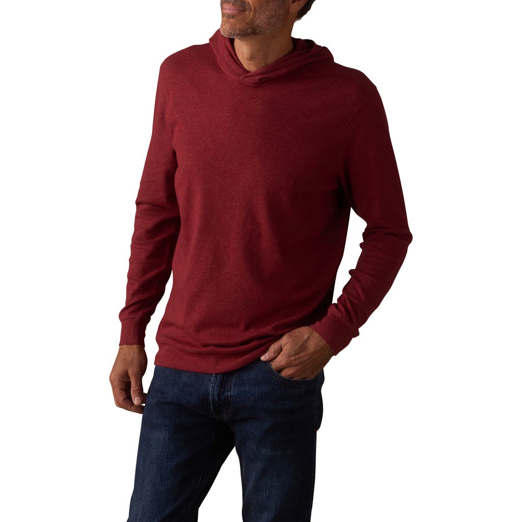 The Normal Brand Puremeso Essential Hoodie In Red
