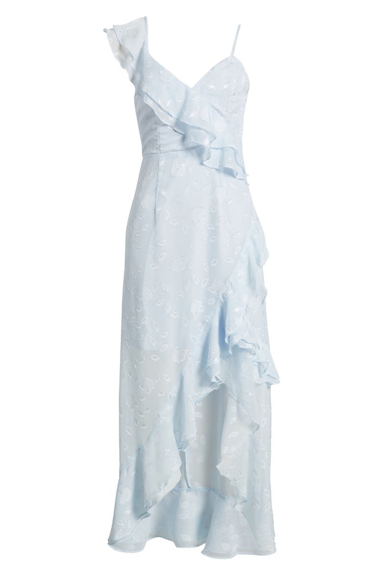 Forever Be Floral Sleeveless High-Low Dress, Alternate, color, LIGHT BLUE