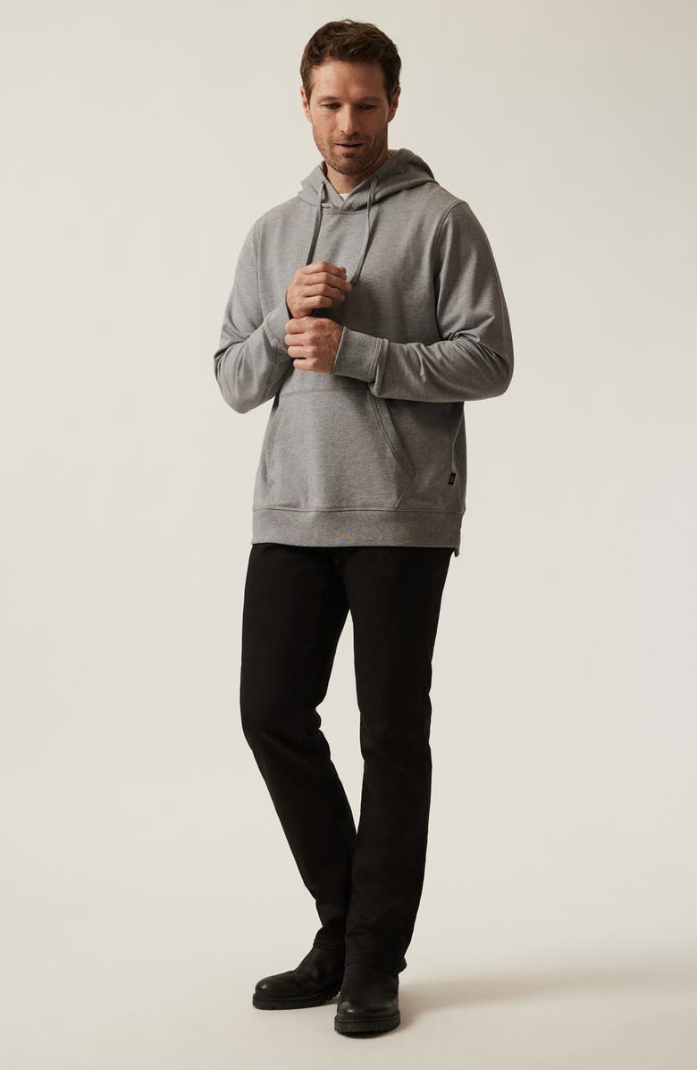 34 Heritage Stretch French Terry Hoodie, Alternate, color, Grey Melange