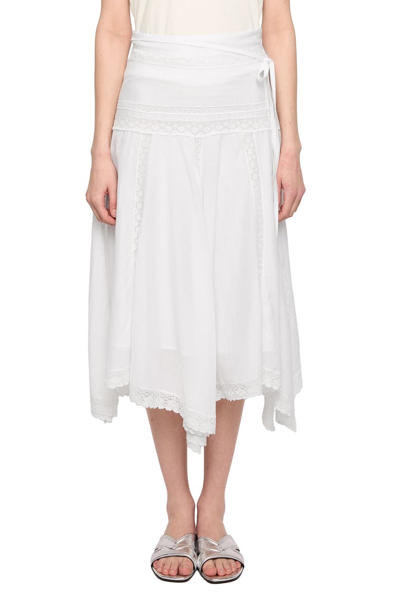 Jetro Lace Midi Skirt, Main, color, JUDO