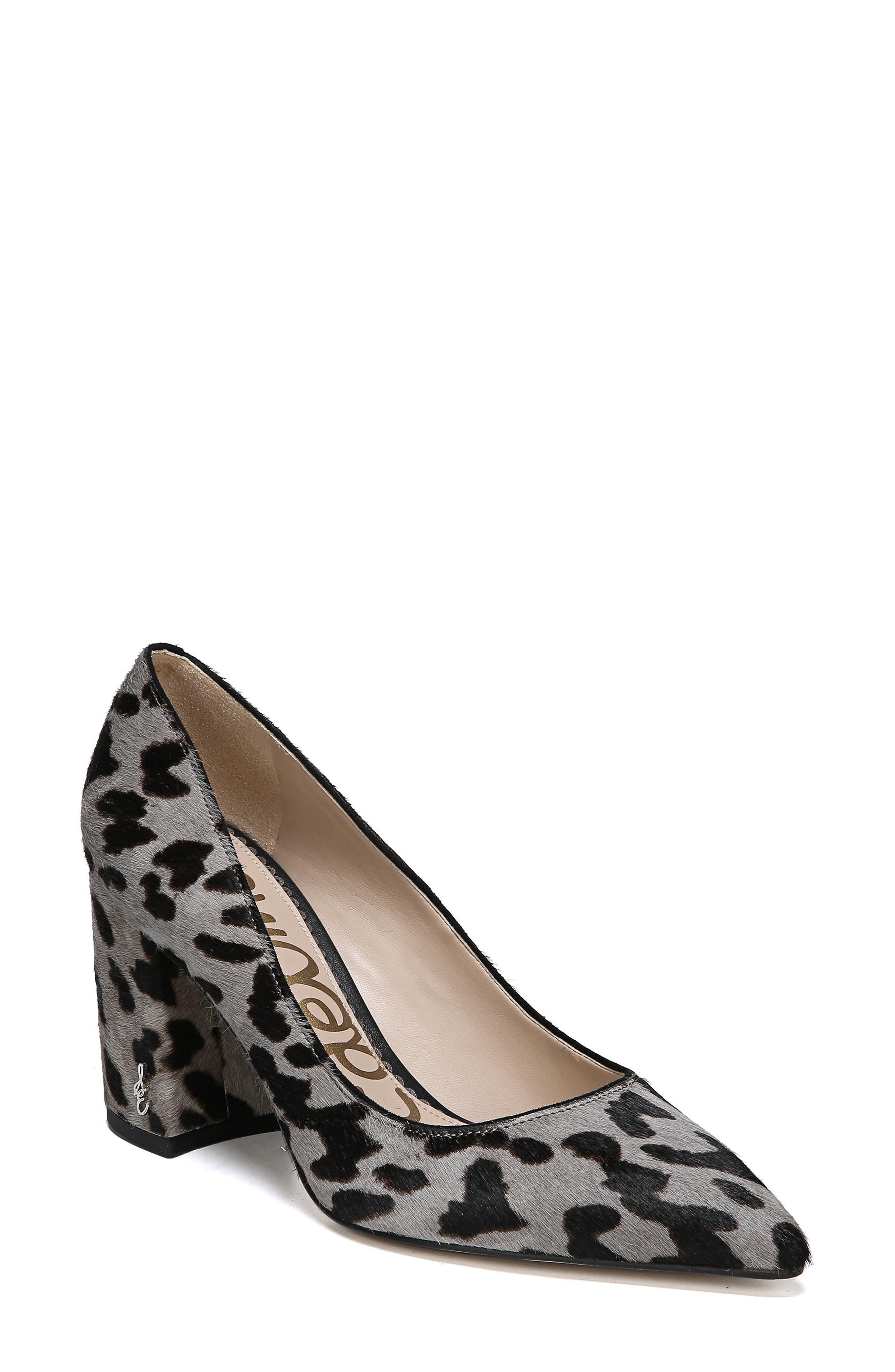 Tatiana Genuine Calf Hair Pump, Main, color, CLOUDED LEOPARD BRAHMA HAIR