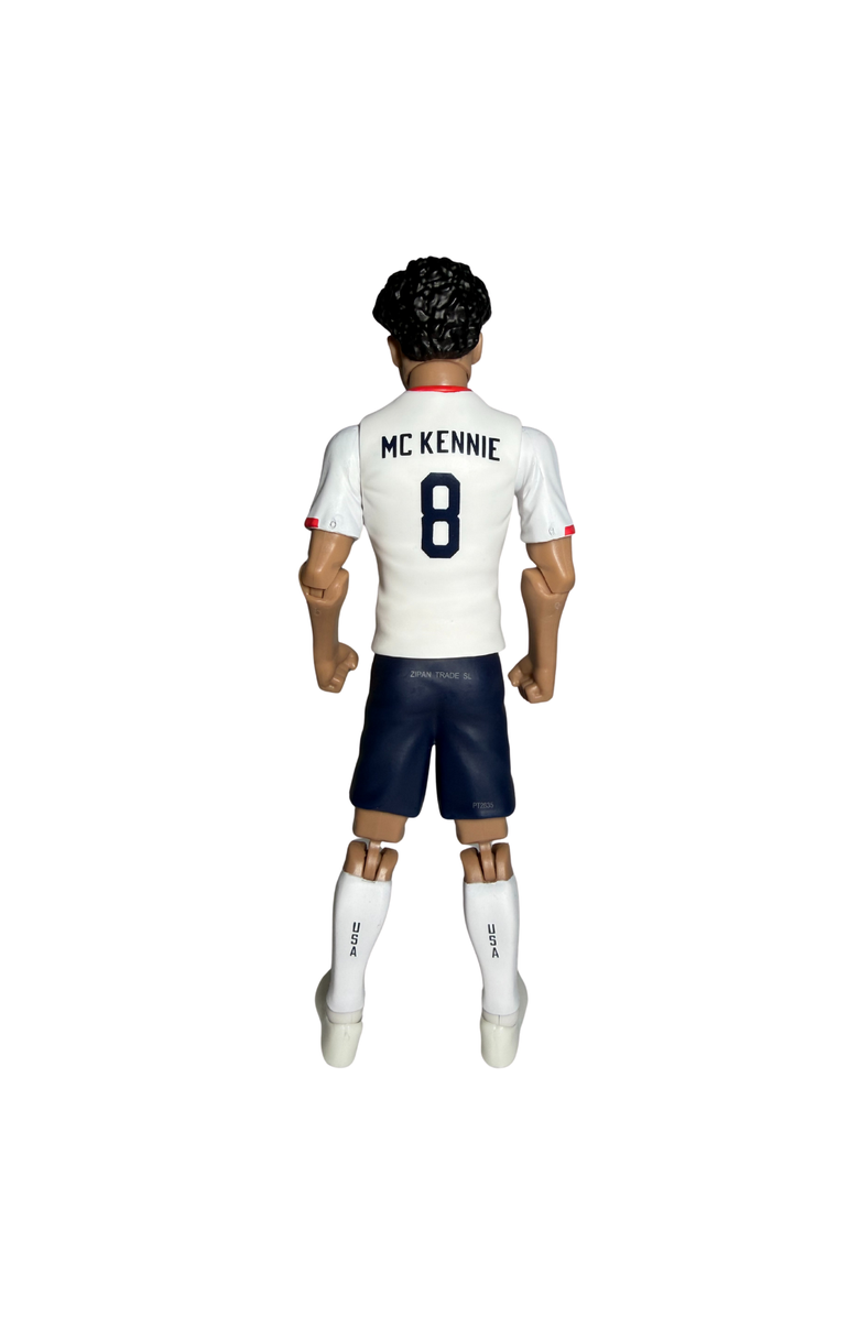Banbo Toys SOCKERS USMNT Weston McKennie 8" Collectible Soccer Action Figure, Alternate, color, White