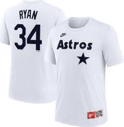 Nike Men's Nike Nolan Ryan White Houston Astros Cooperstown Collection Name & Number Tri-Blend T-Shirt