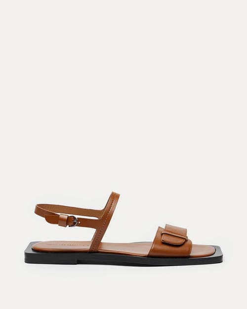 Want Les Essentiels De La Vie Want Les Essentiels Holton Smooth Leather Flat Sandal In Cuero