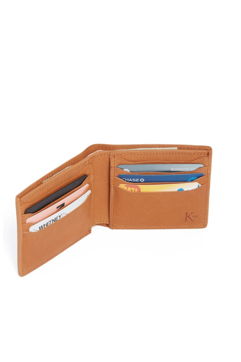 York II Slim Leather Wallet, Alternate, color, Tan