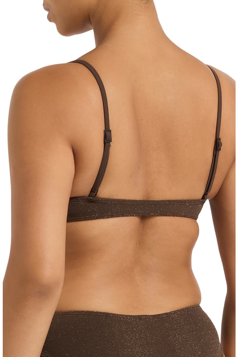 Gracie Underwire Balconette Bikini Top, Alternate, color, WALNUT