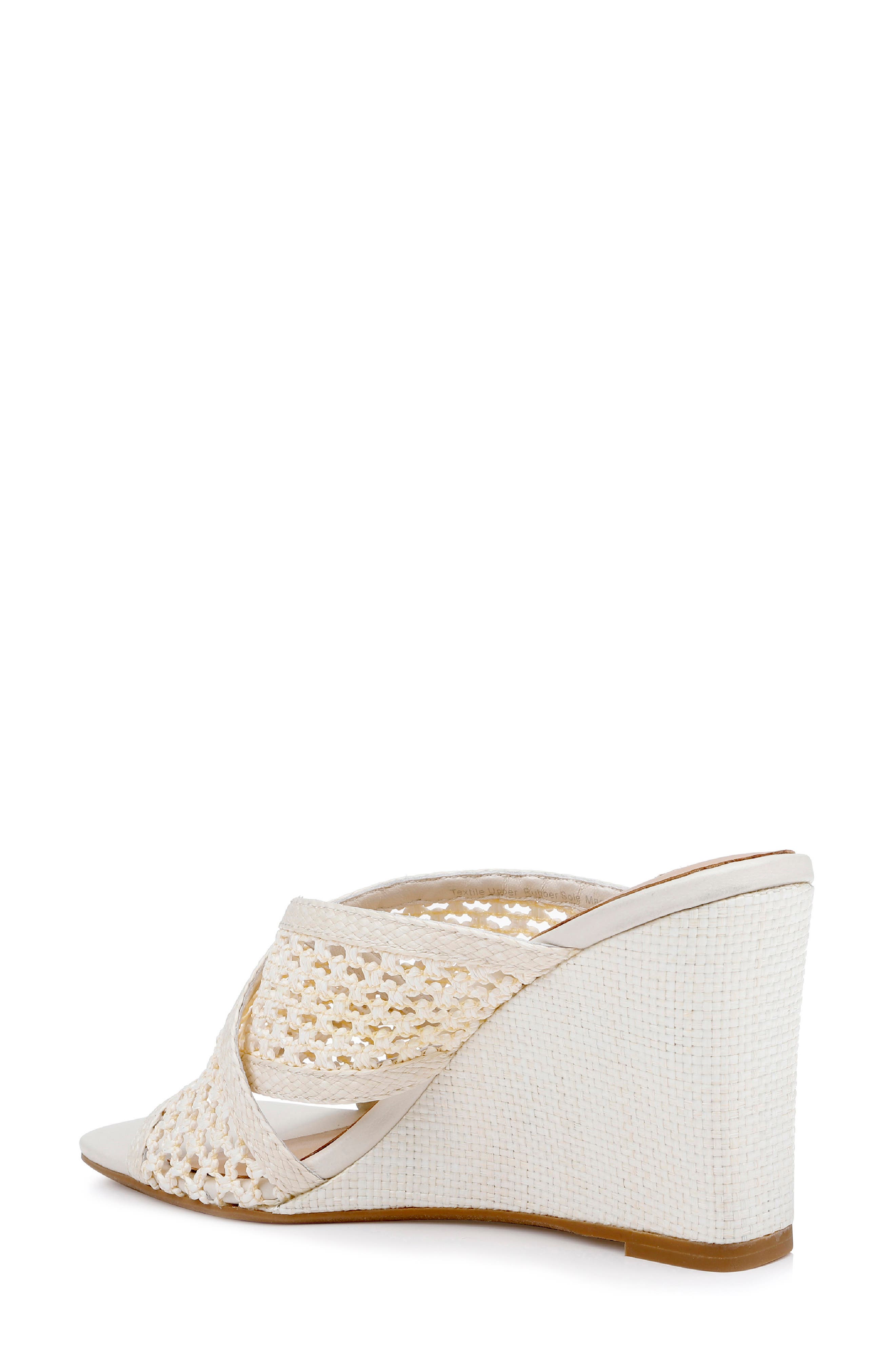 Xandria Wedge Sandal, Alternate, color, CREAM