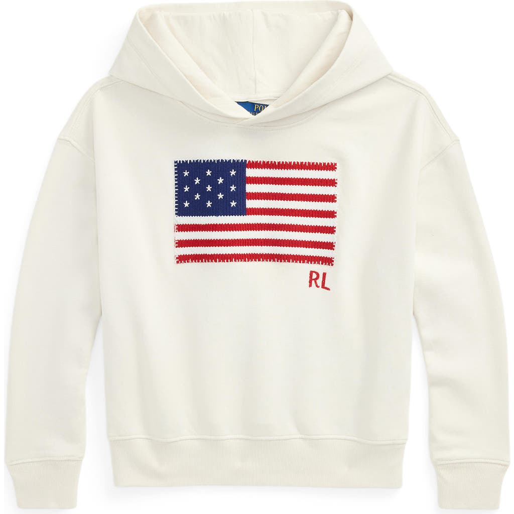 Polo Ralph Lauren Ralph Lauren Flag-appliqué French Terry Hoodie