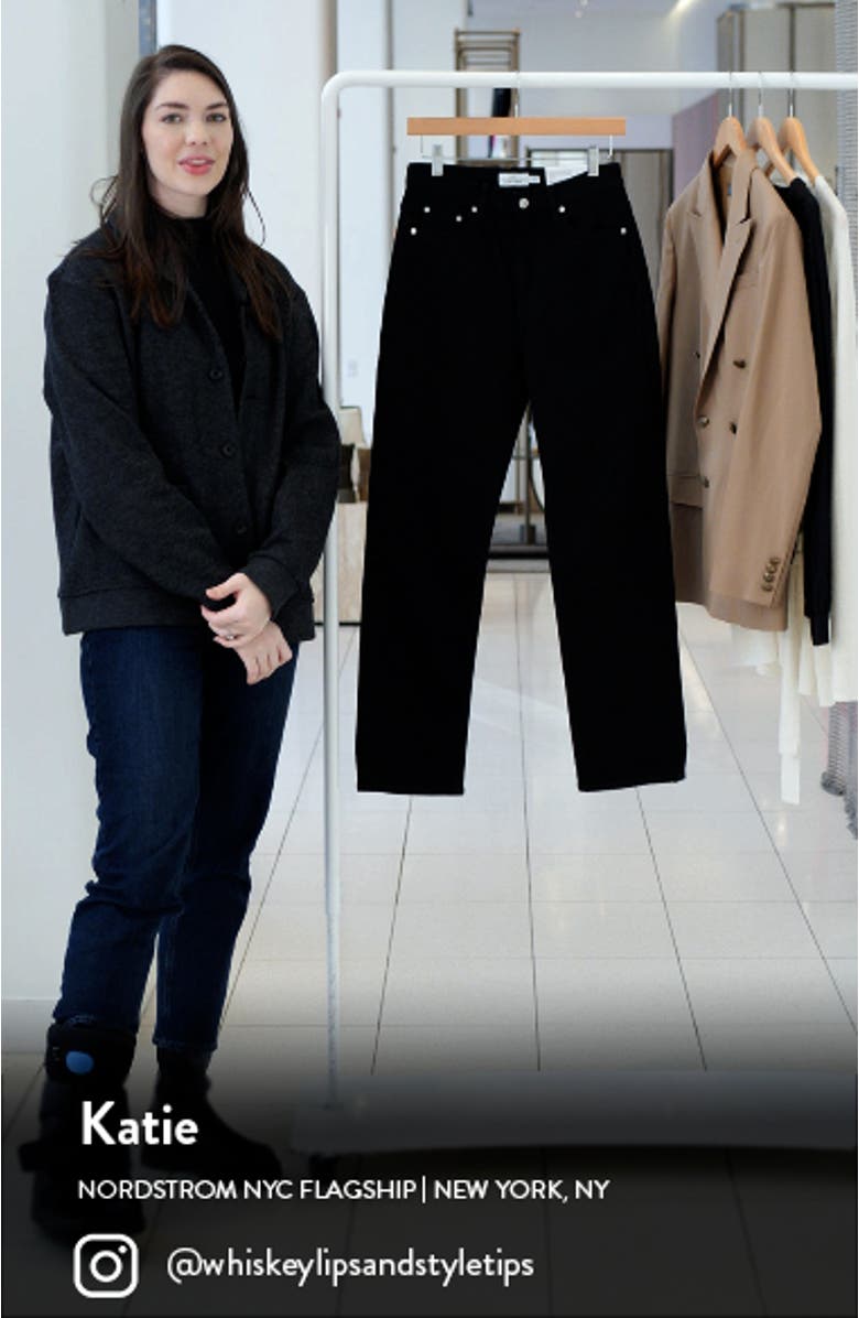 Slim Fit Organic Cotton Blend Crop Jeans, sales video thumbnail