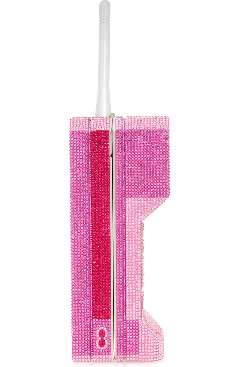 Judith Leiber Brick Cell Phone Crystal Clutch, Alternate, color,