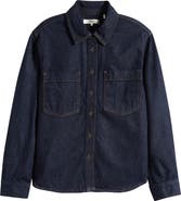 FRAME The Polished Denim Button-Up Shirt