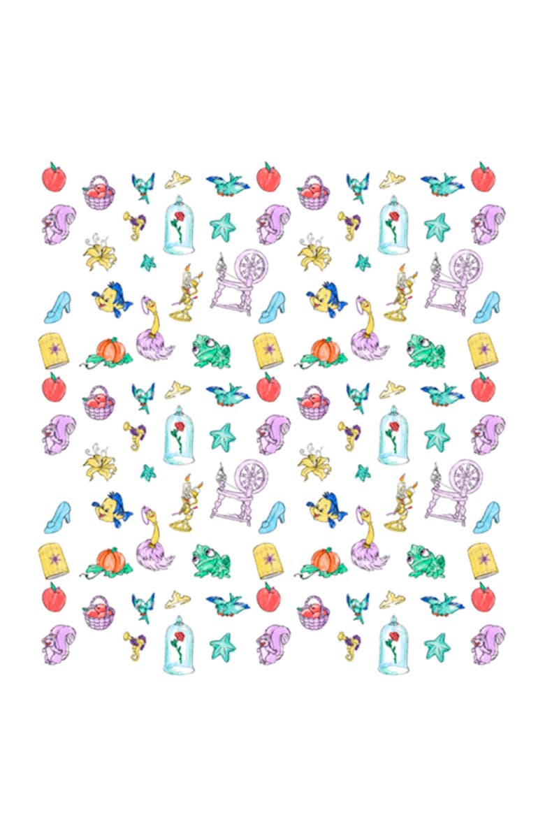 Disney Women's Disney Princesses Icons  Graphic T-Shirt, Alternate, color, White