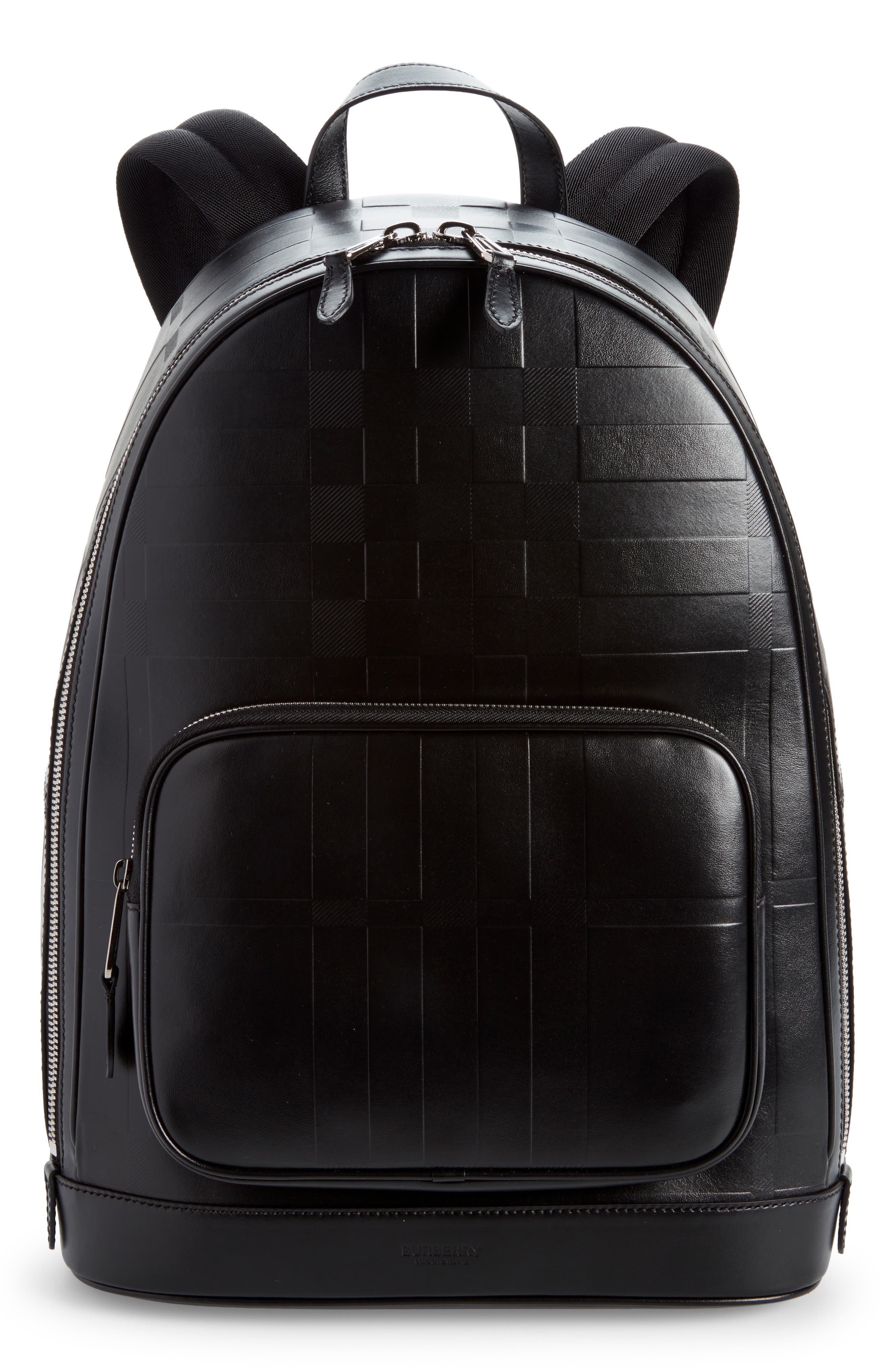 Burberry Rocco Leather Backpack, Main, color, 