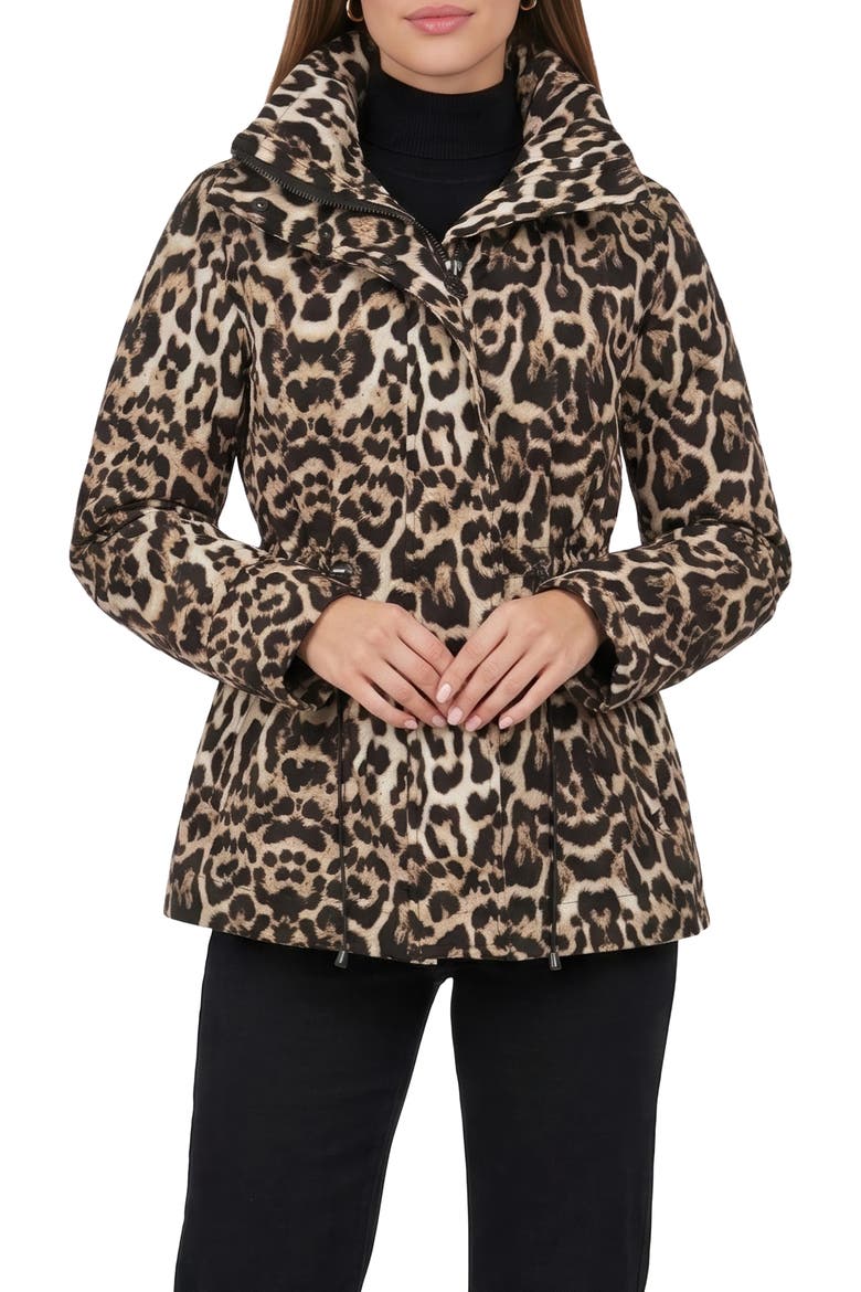 Lightweight Printed Jacket With Concealed Hood, Main, color, LPRD