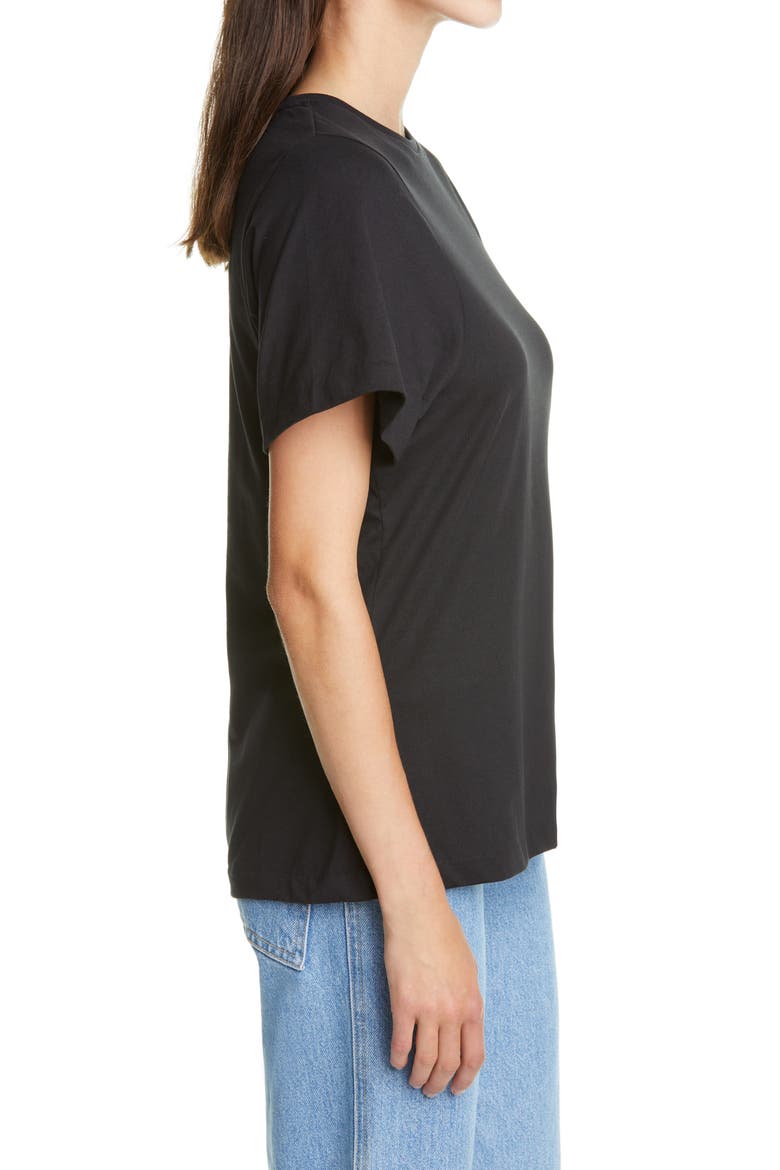 Totême Espera Organic Cotton T-Shirt, Alternate, color, BLACK 200