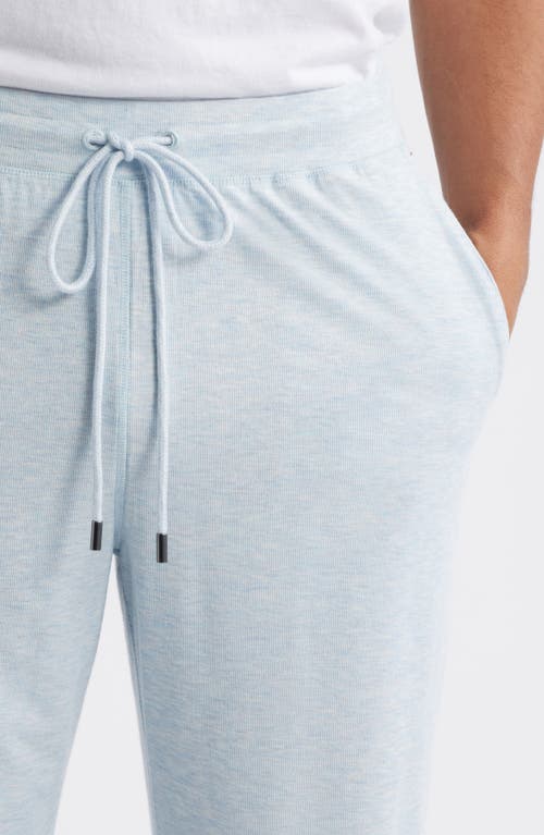 Daniel Buchler Ribbed Rayon Blend Drawstring Pajama Pants