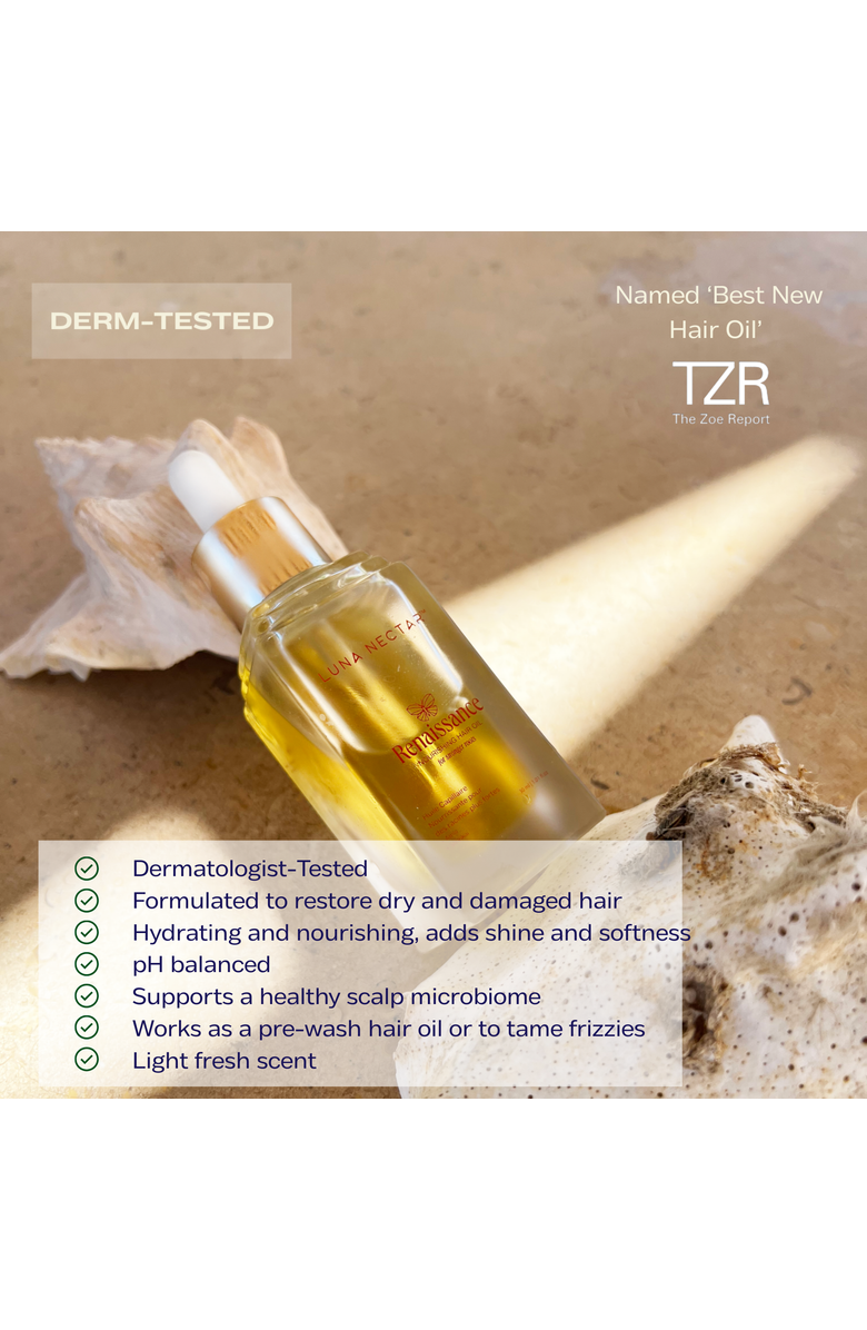 Luna Nectar Renaissance Nourishing Hair Oil, Alternate, color, Honey