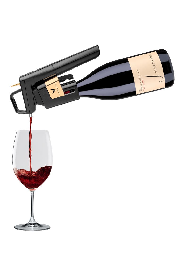 Timeless Six Premium Wine Preservation System, Alternate, color, ANTHRACITE/ GOLD