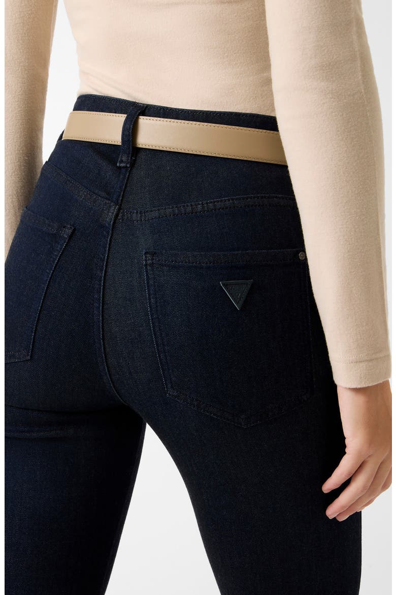 Belle High Waist Flare Leg Jeans, Alternate, color, BLUE