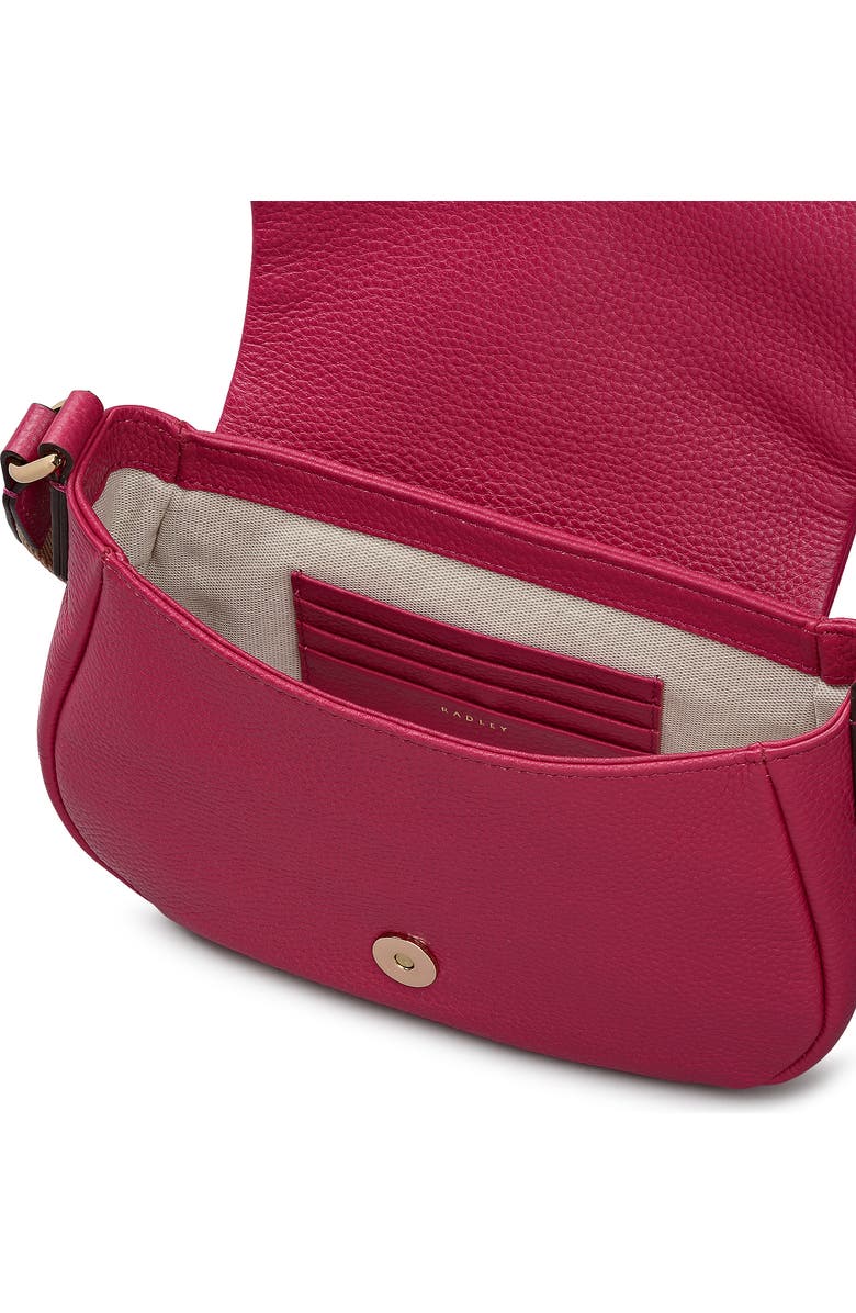 Radley Lulworth Road Mini Flapover Crossbody Bag, Alternate, color, Dark Rose