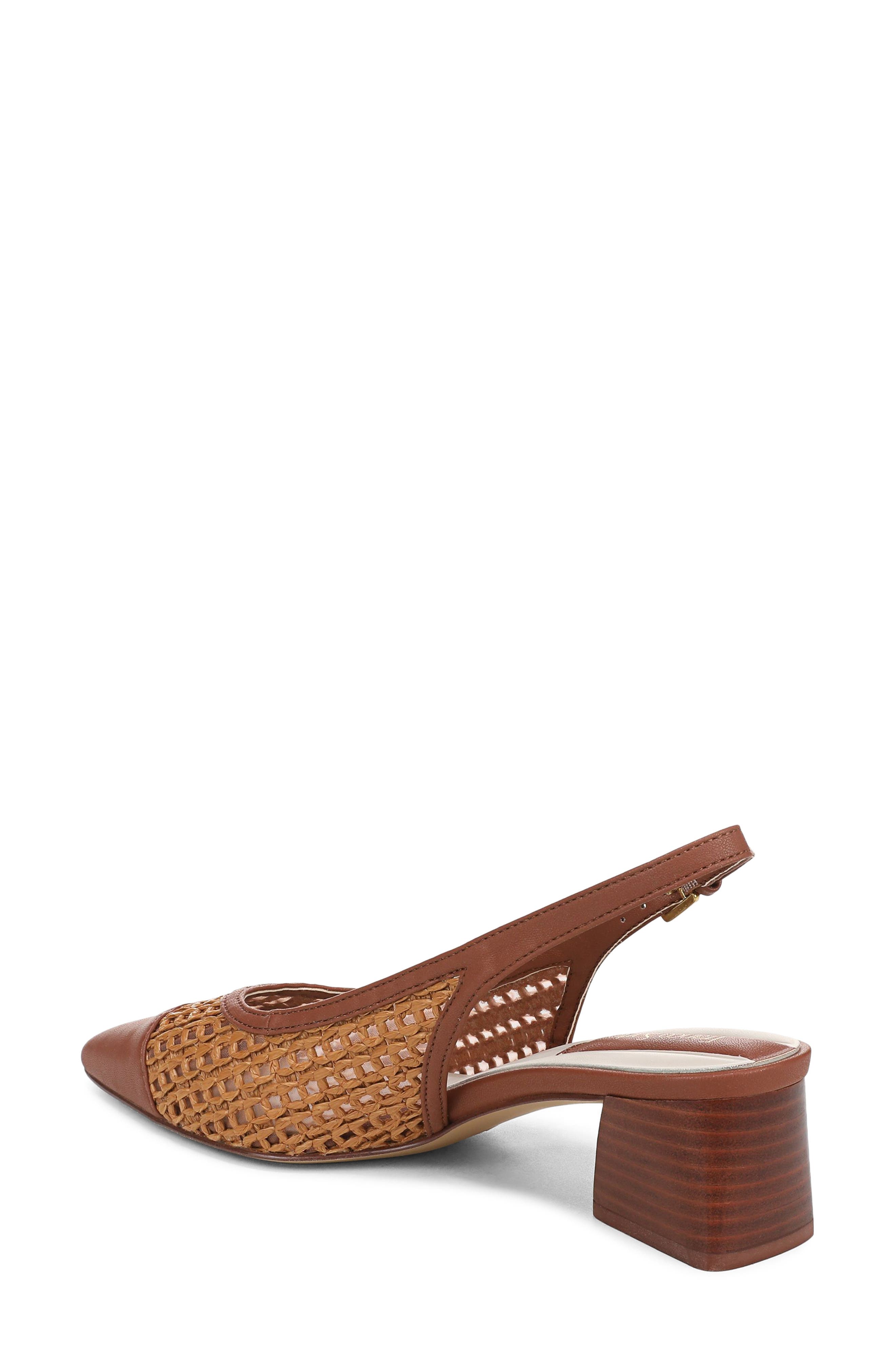 Racer Slingback Pointed Toe Pump, Alternate, color, WICKER