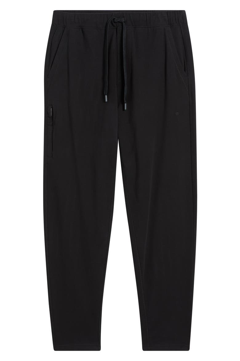 Ace Stretch Cotton French Terry Sweatpants, Alternate, color, TRUE BLACK