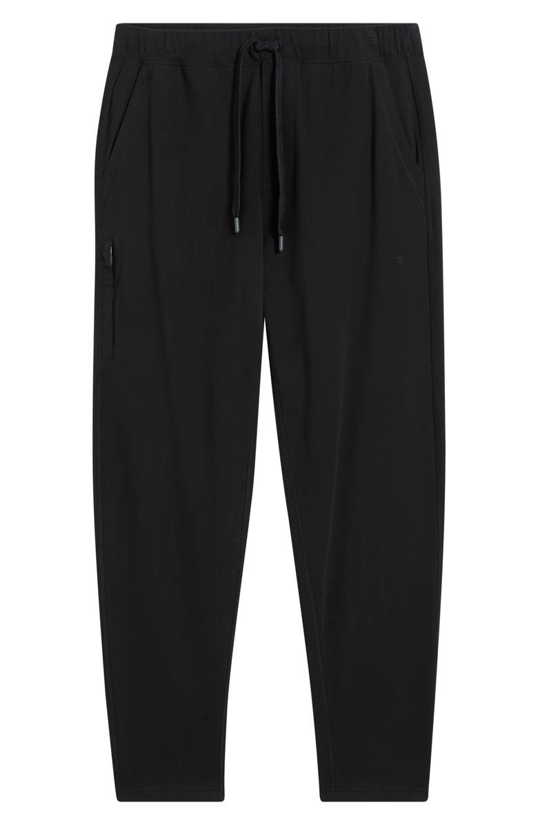 Mack Weldon Ace Stretch Cotton French Terry Sweatpants, Alternate, color, True Black