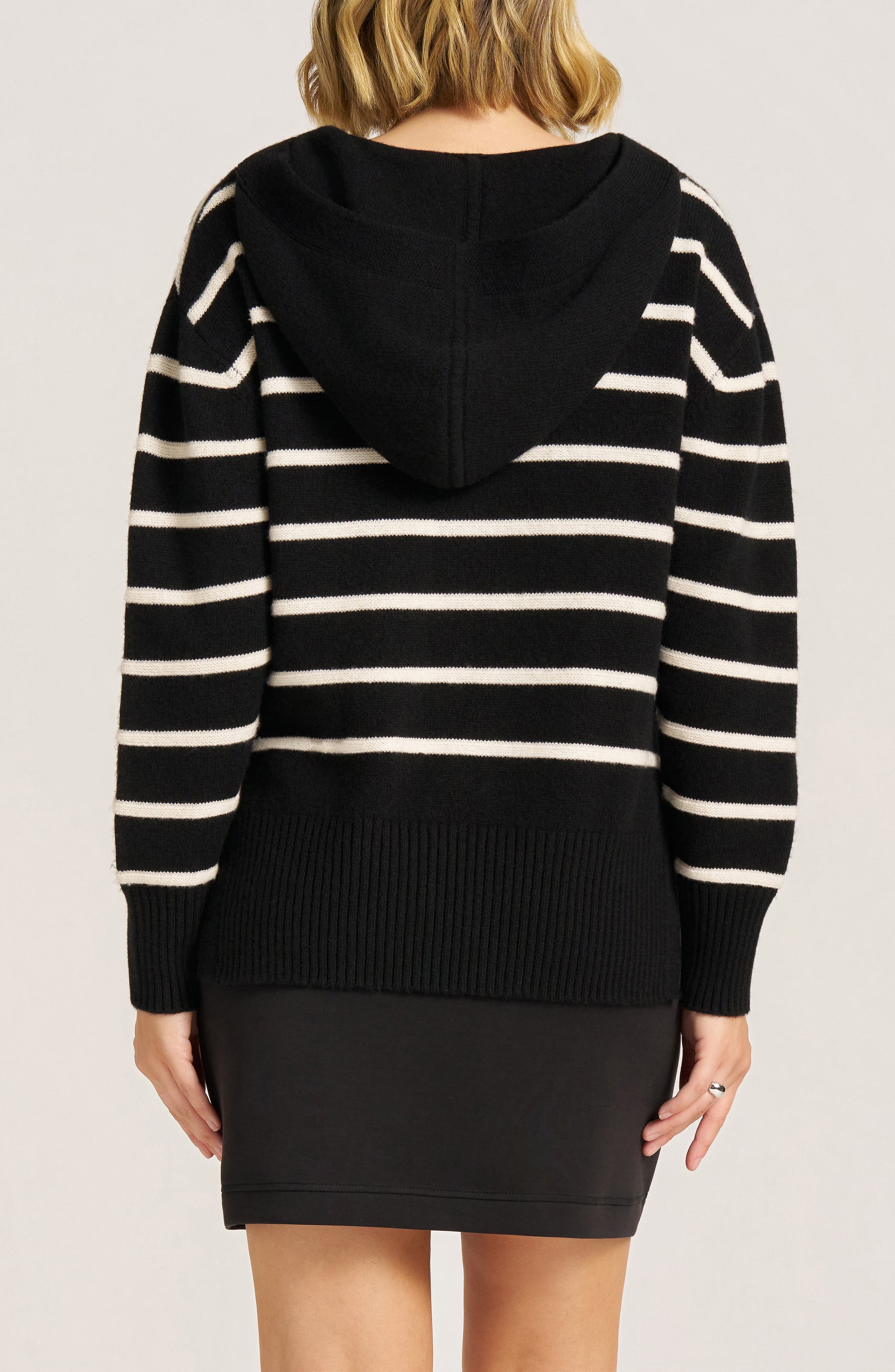 Juno Stripe Hooded Sweater - image 2