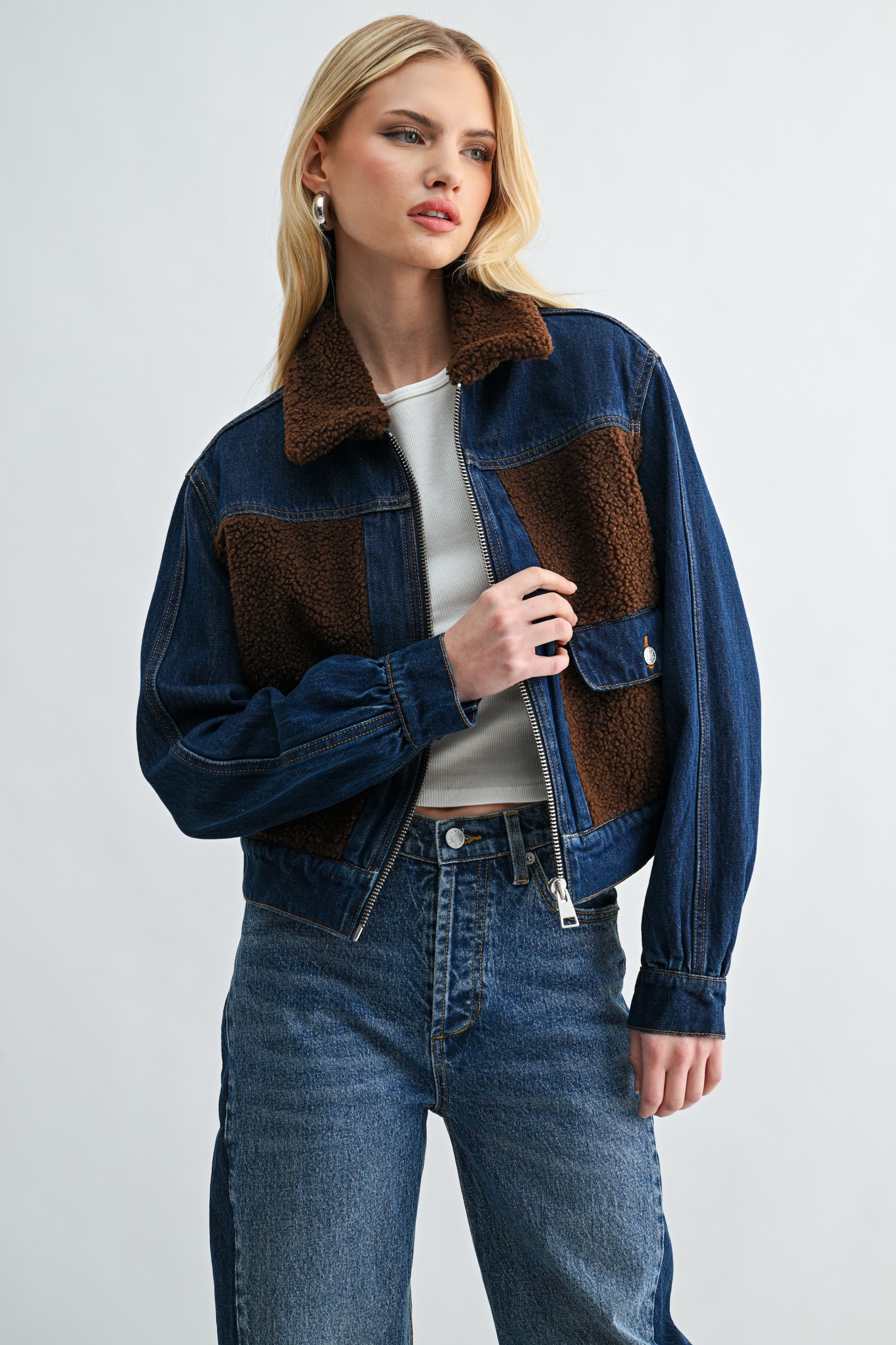 selected Two Tone Dark Wash