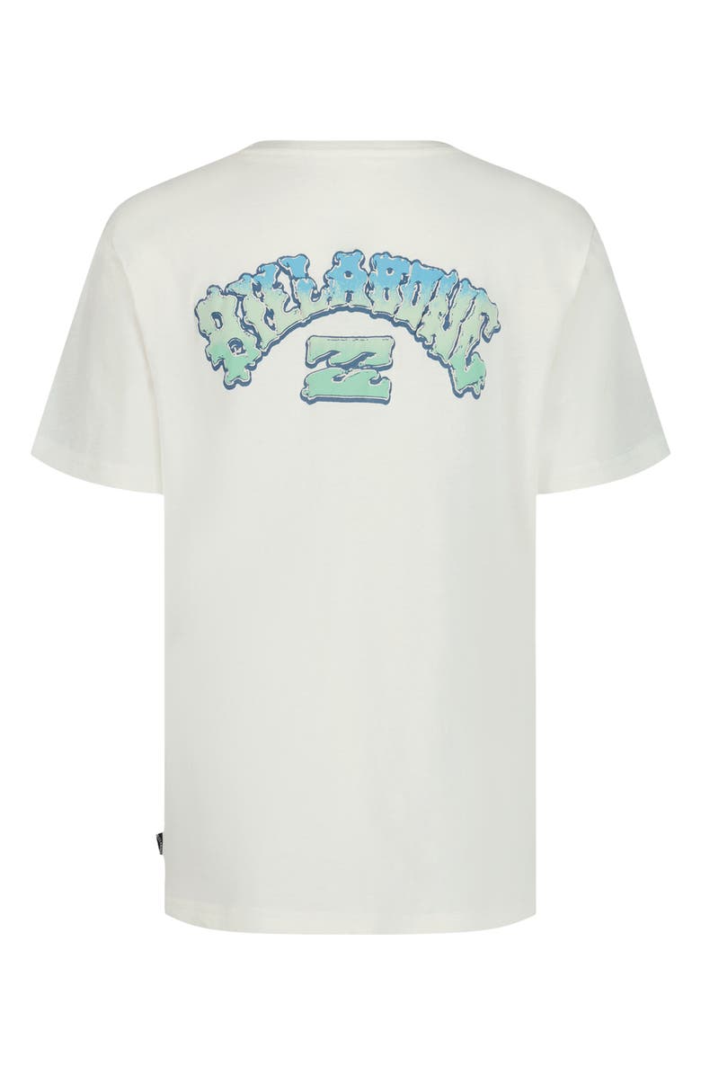 Billabong Kids' Arch Wax Logo Graphic T-Shirt, Alternate, color, Off White