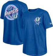 New Era Blue Dallas Mavericks Glow-in-the-Dark T-Shirt