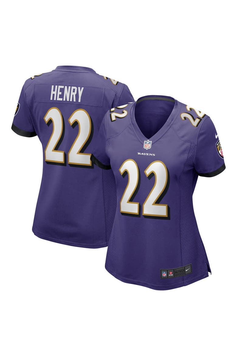 Women's Nike Derrick Henry Purple Baltimore Ravens Game Player Jersey, Alternate, color, Purple