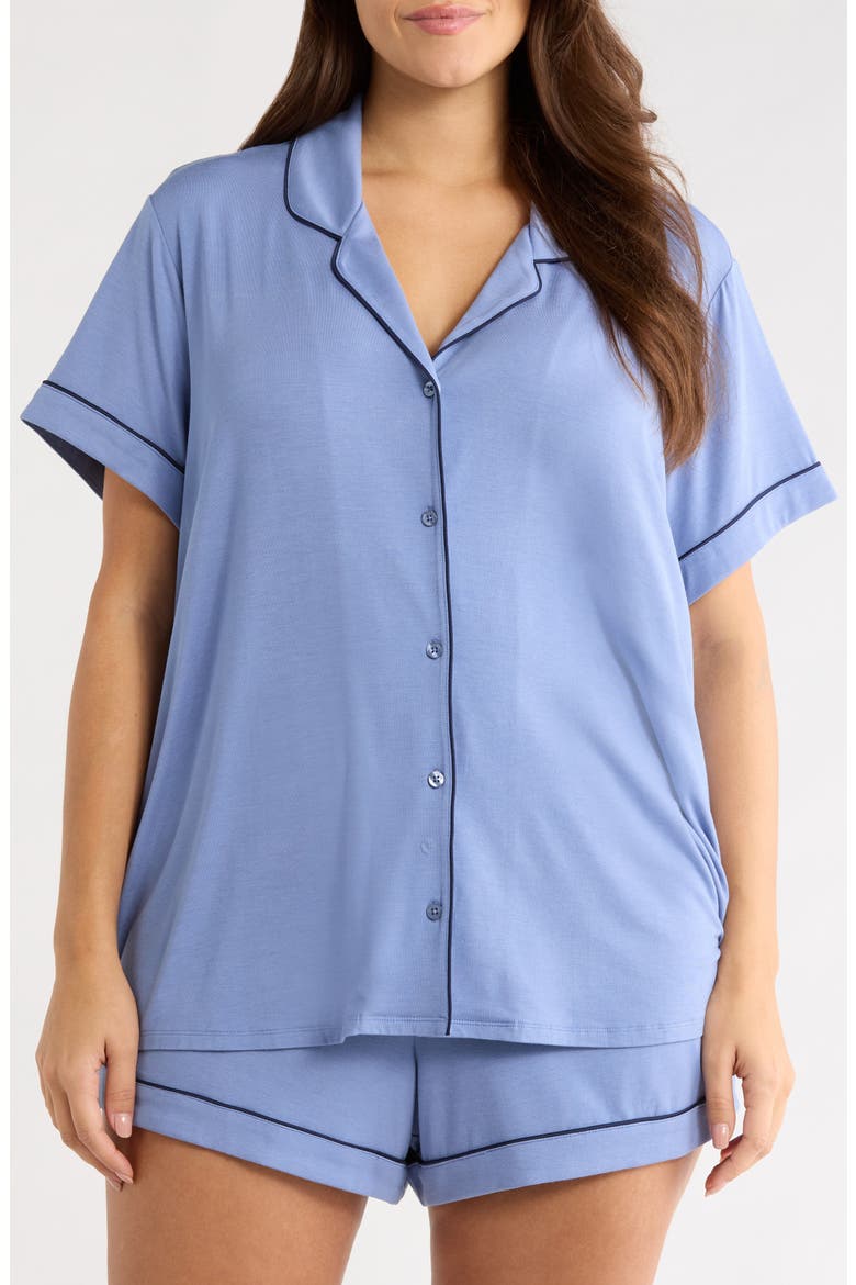 Moonlight Eco Short Pajamas, Main, color, BLUE BEYOND